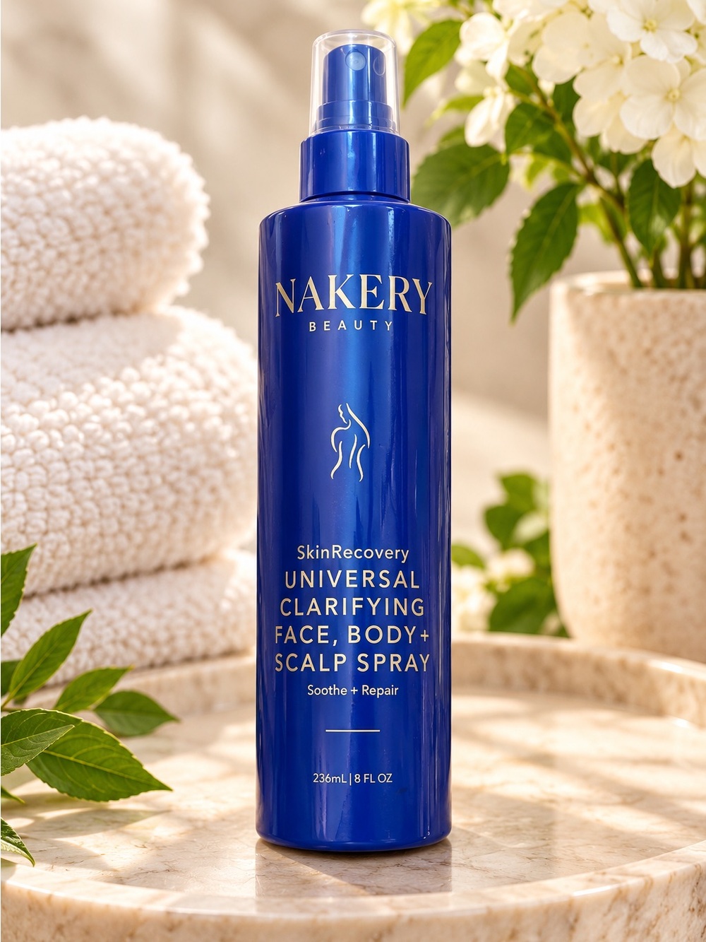 Nakery Beauty SkinRecovery Clarifying Face Body + Scalp Spray 8 oz